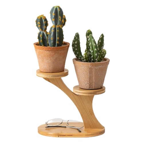 Soporte para plantas, estante de exhibición de plantas suculentas, organizador de plantas multicapa decorativo para el alféizar de la ventana, mesa de escritorio, soporte creativo para flores AST