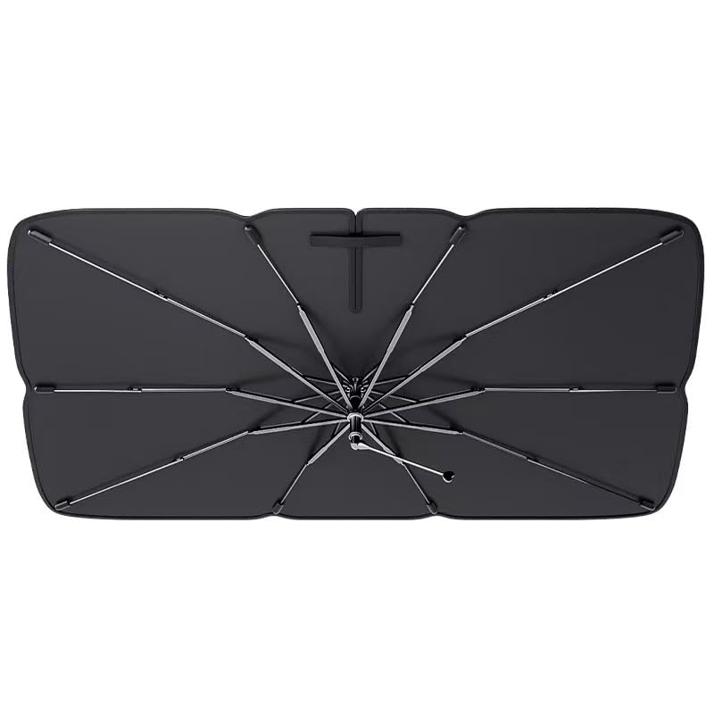 HUQAOL Parasol para el Parabrisas del Coche, con diseño Plegable y función de protección contra los Rayos UV.para Mitsubishi Eclipse Cross 2018-2023.