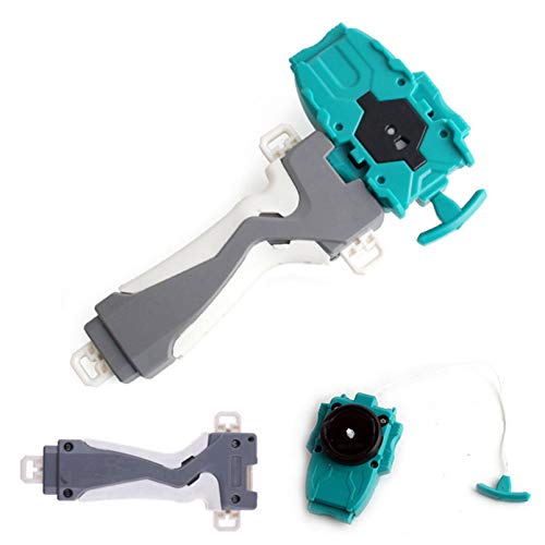 Dwin Bey Burst String Launcher and Grip, Metal Fusion Burst Starter String Launcher, Strong BeyLauncher Spining Top Toys Accessories Green