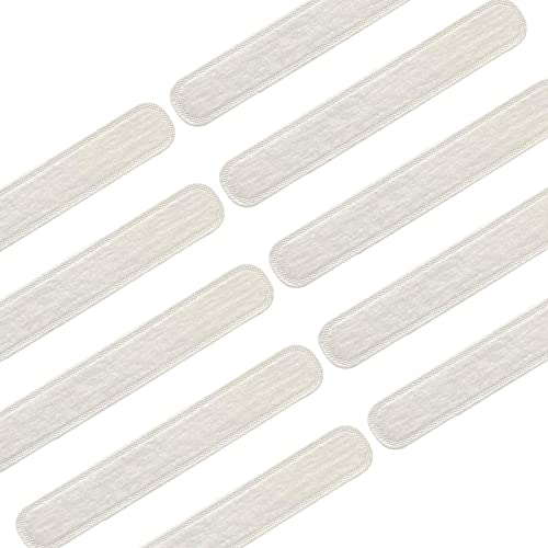 MERIGLARE de suor de chapéu 10x, pano não descartável para mulheres homens, adesivo para chapéus e,