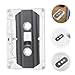 jojofuny 2pcs Blank Audio Cassette Tape Vintage DIY Craft Supply for Parties Smooth Surface Design for Creative Projects and Unique Decorations