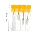 VINTORKY 4pcs Ceramic Nail Drill Bits Replacement for Nail Art Polishing Nail Bits for Gel Removal Compatible with All Nail Polishers High Wear Temperature Resistance