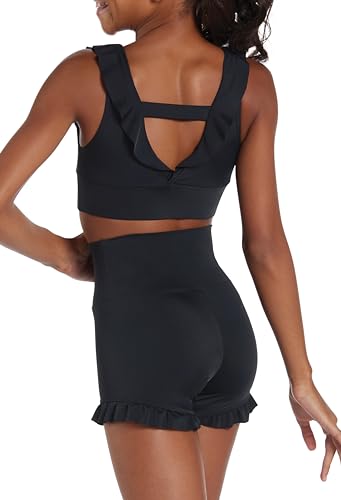 Balera Ruffled Crop Top for Girls & Women Perfect for Dance2