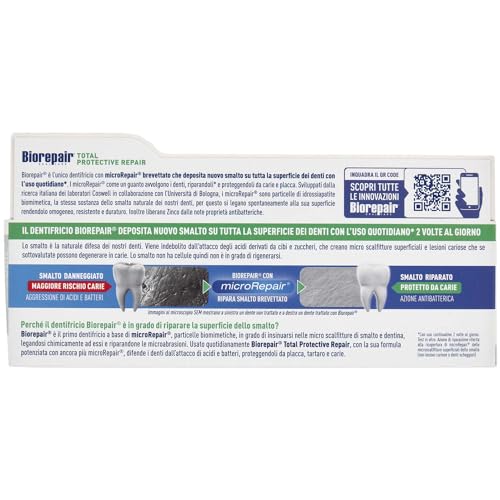 Biorepair, Total Protective Repair Zahnpasta, repariert Nagellack, schützt vor Plaque, Zahnstein und Karie, repariert Nagellack… – Ansicht 3