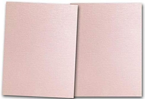 Premium Linen Textured Poodle Skirt Pink Card Stock 20 Sheets - Matches Martha Stewart Poodle Skirt - Great for Scrapbooking, Crafts, Flat Cards, Folded Cards, DIY Projects, Etc. (8.5 x 11)