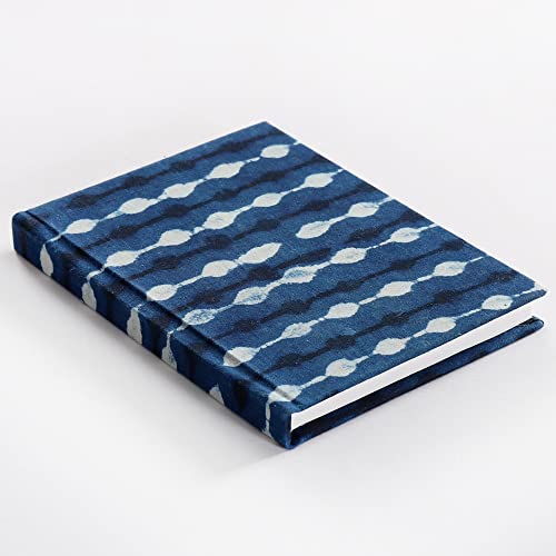 Image of Ravaiyaa - Attitude is everything Hand Block Printed Fabric Journal Handbound Notebook Gifts for Writers Recycled Paper Notebook Diary