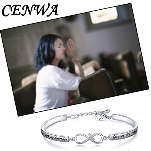 Image of CENWA Where You Lead I Will Follow Bracelet Mother Daughter Bracelet Mother's Day Gift (S)