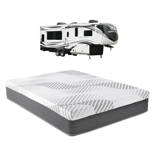 10 Picks for the Best Rv Mattress King: Comfort on the Road 3 RV Mattress Solutions Tru Lux Cool 12' Hybrid RV Mattress with Cooling Gel Memory Foam (RV King-70x80) Luxury Medium-Firm