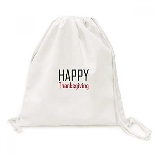 Sac cordon en toile Thanksgiving pour voyage et vacances