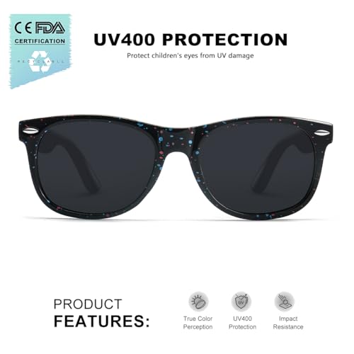 Kids Polarized Sunglasses UV400 Protection Toddler Sun Glasses for Boys Girls Shades4