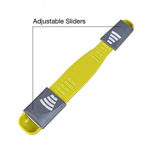 Metric Adjustable Measuring Spoon Set For Coffee Scale And Small Liquid Measuring Cup In Ml And Grams 2 Sided Weighing Metric Scoop Used With Salt Spice And Coffee Gauge #TOP4