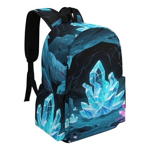 Glacier Cave Printed Backpack Water-Resistant Pack Stylish Bag Lightweight Travel Backpack2