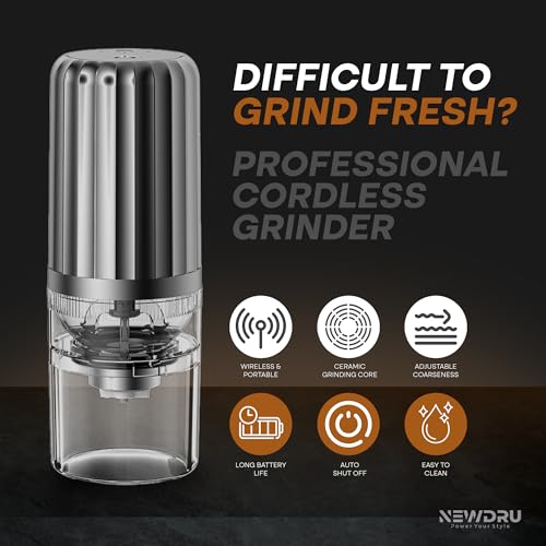 NEWDRU GrindMaster Pro Electric Coffee Grinder - Image 7