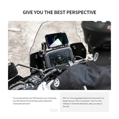 Support téléphone moto navigation avec kit recharge sans fil RA1250