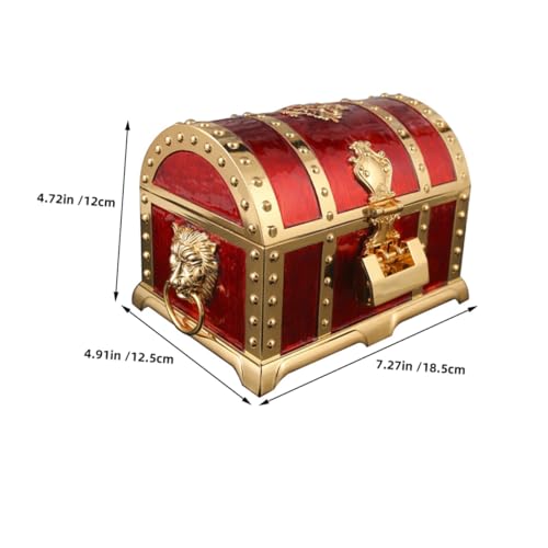 Coffret à bijoux rétro verrouillable à double compartiment pour sécuriser vos bagues et colliers