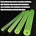 Translucent Polyurethane Hollow Rod 500mm Length PU Tube Rubber Rods Spring Bar Elastic Round Stick ID 6mm 8mm 10mm For Anti Vibration Shock Absorption Industrial Machinery DIY Projects(70*10*500mm)