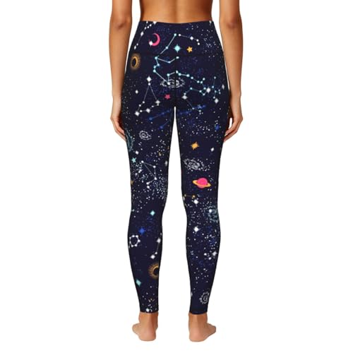 Leggings de gimnasio para correr con estampado de estrellas 4
