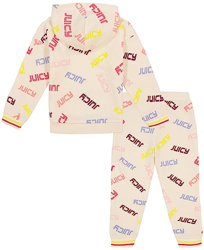 Image of Juicy Couture Girls' 2 Pieces Hooded Jog Set