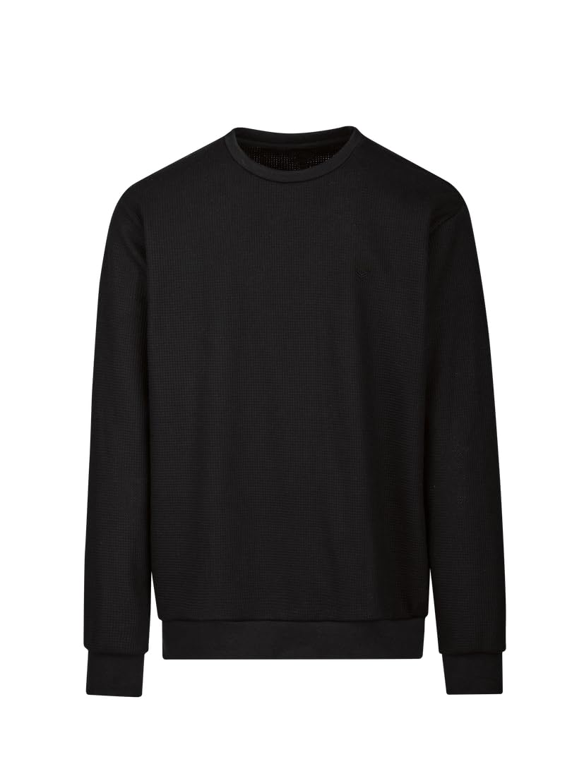 Trigema Sweatshirt in Waffeloptik