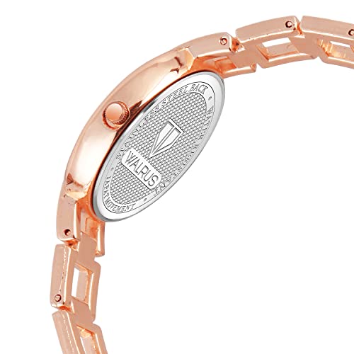 Image of Walrus Analog Metal Strap Wrist Watch for Women - Thin Chain Type Women's Watch for Gift