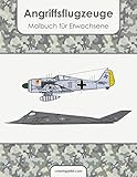  Angriffsflugzeuge Malbuch für Erwachsene
