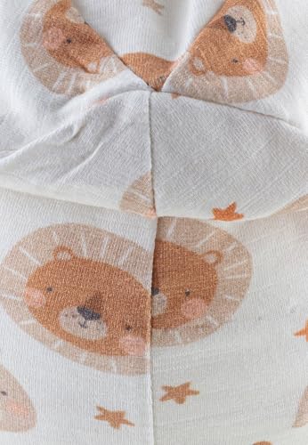 Bonnet mixte Sterntaler texturé imprimé visages animaux