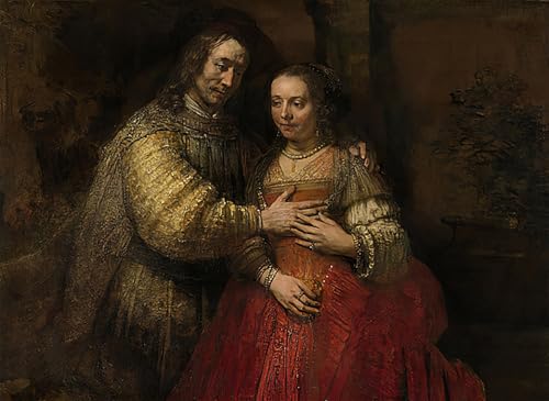 Affiche Impression Prints d'Art Rembrandt, toile haut de gamme