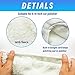 Bonsicoky 6 PCS Car Polishing Bonnet Buffing Pad Lamb Fleece Buffing Pad Cover for 9