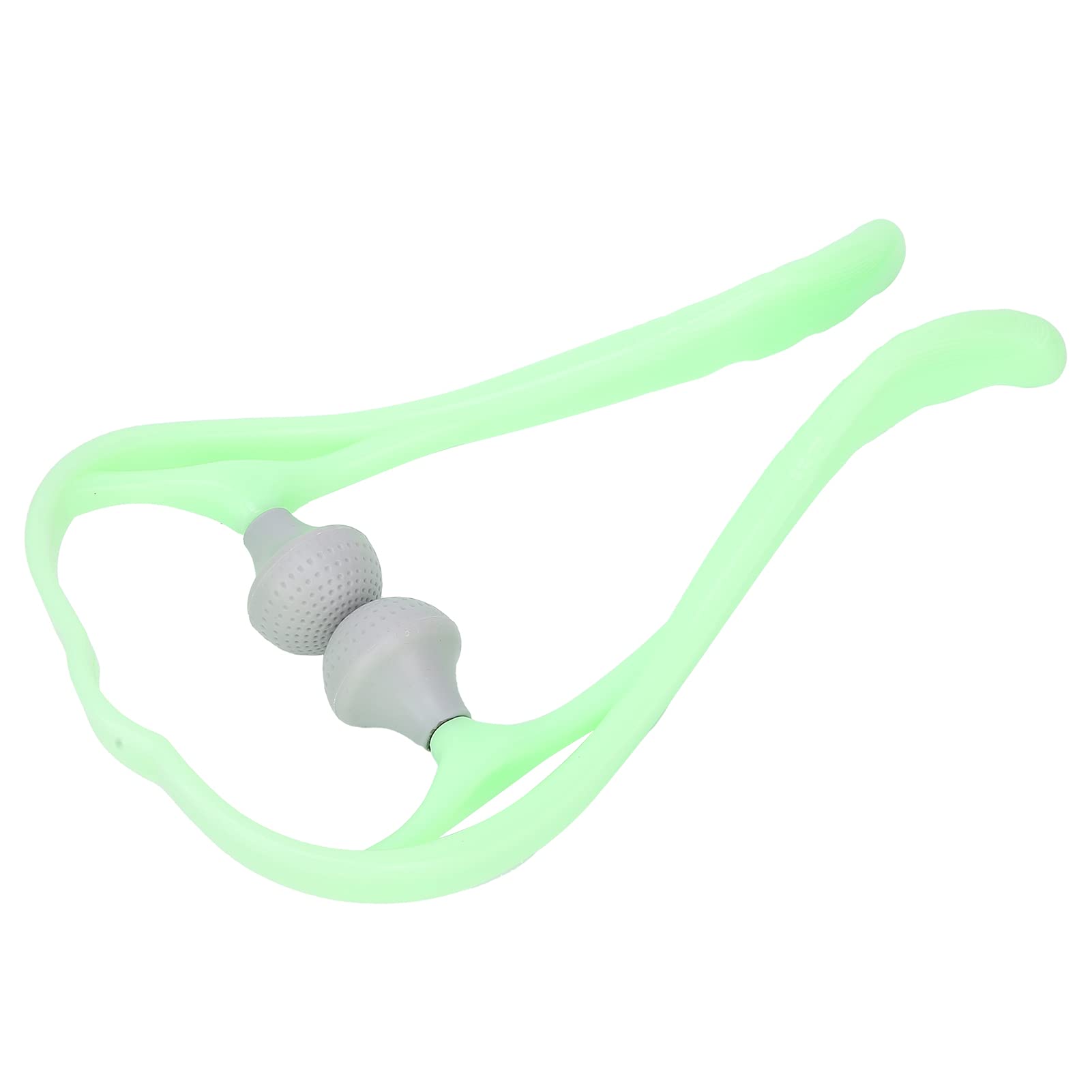 Wałek Masażera Szyi, Ręczne Narzędzie do Masażu z krzywą w Kształcie Litery S do Głębokiej Tkanki w Nogach z Tyłu na Szyi (GREEN)