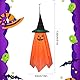 AIEX Halloween Kürbis Halloween Kürbis Deko Kürbis Deko Halloween Deko Halloween Hängende Kürbis-Ornamente, Kürbis mit Hexenhut, Dekoration, Halloween-Dekorationen, Kürbis-Zaubererhut