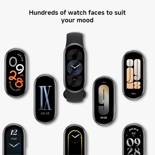 Xiaomi Smart Band 9 Global Version - Écran Amoled de 1,63" - Batterie 233 mAh - Jusqu'à 21 Jours d'autonomie - 150+ Modes d'entraînement | BT 5.4 | Étanchéité 50 m – Noir