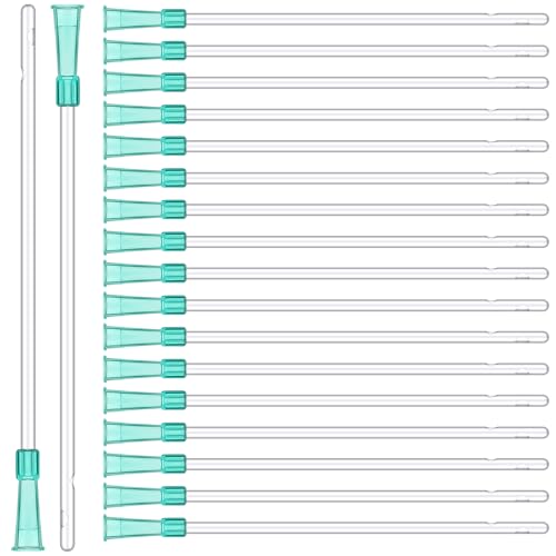 Image of TrelaCo Long PVC Replacement Tubings Supplies Tubes Kit Disposable Cleaning Nozzle Clear Replacements Tube Hose Smooth Insert Catheters with Flexible Rounded End for Women Men(30 Pieces,12fr)