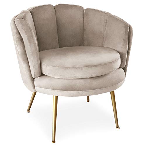 Menzzo Fauteuil, Tissu, Beige, Taille Unique