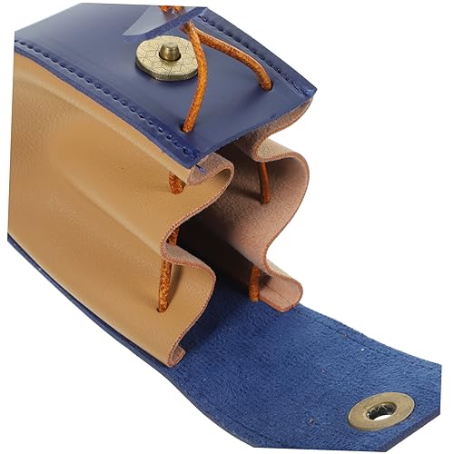PRETYZOOM bolsa armazenamento azul bolsa armazenamento bolsa couro pequena azulim saco armazenamento