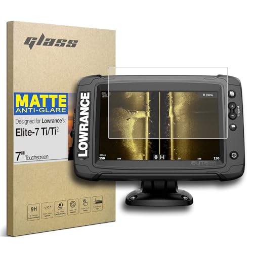 Verre trempé anti-reflet mat Lowrance Elite-7 Ti protection écran 7" ultra résistante