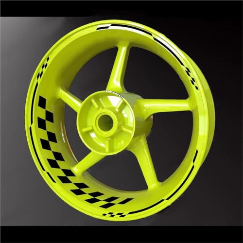 Autocollants Réfléchissants Roues Moto Yamaha YZF Visibilité Nuit Bande Jante R1 R3 R6 R7