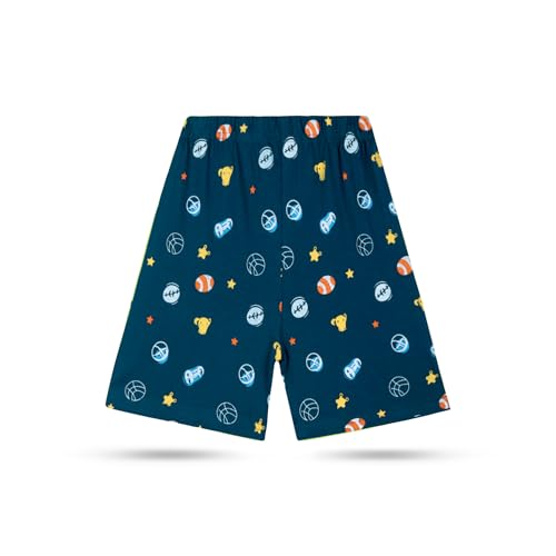 Image of T2F Boys Cotton Shorts Pack of 5 | Printed Knee Length Shorts | Soft Comfortable Everyday Wear for Kids