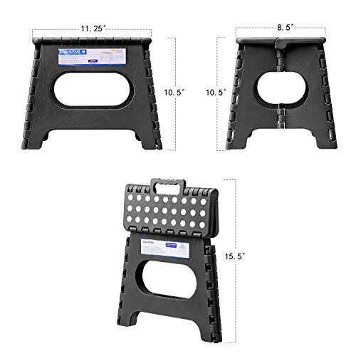 Acko Folding Step Stool Lightweight Plastic Step Stool - 11