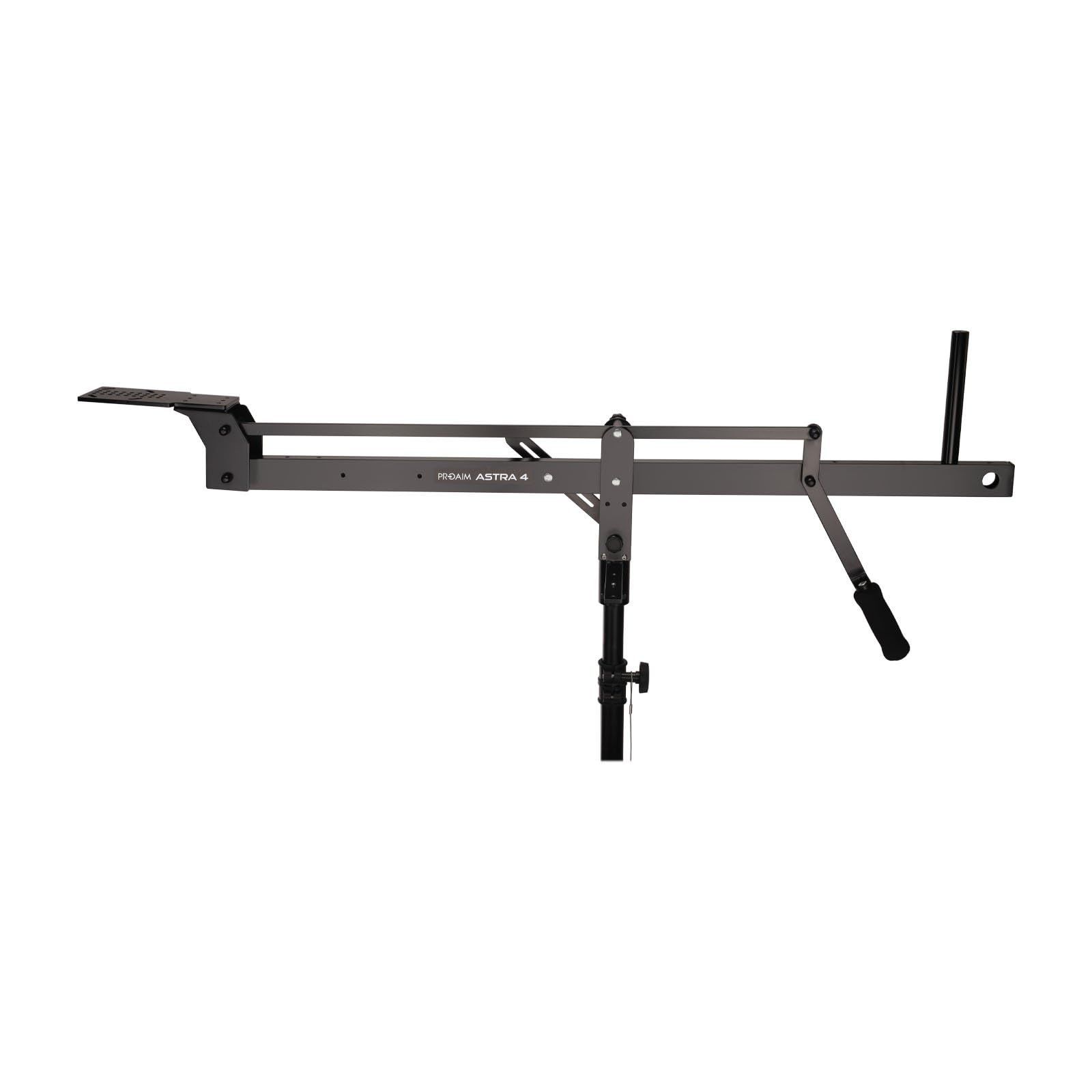 PROAIM Astra Professional Mini Camera Jib Arm for DSLR Video Film Camera | Heavy-duty yet Lightweight, Best Travel/Indoor/Outdoor Aluminum Crane with LCD Arm + Bag (JB-AS04-00, 4ft)