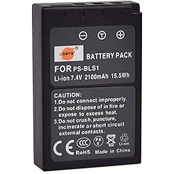 Bateria Ps Bls1 Olympus DSTE Batería de repuesto compatible con Olympus BLS-1 PS-BLS1 BLS-5 BLS5 PS-BLS5 E-400 E-410 E-420 E-450 E-600 E-620 E-P1 E-P2 E-P3 E-PL1 E-PL3 E-PM1