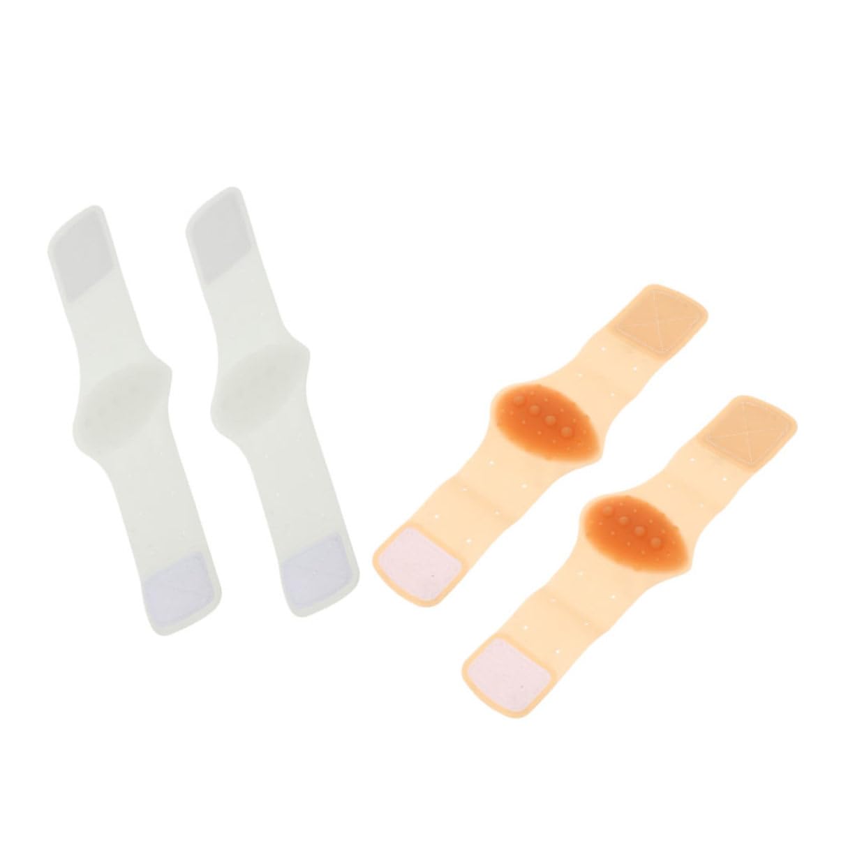 FOMIYES 2 Pairs Silicone Arch Support Padded Arch Support Arch Pads Sleeves Arch Support Pads Arch Support Brace Arch Supports Feet Care Insoles Arch Sleeves Arch Pad Support