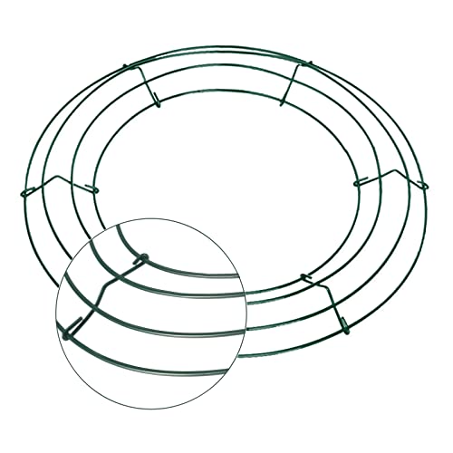 Metal Wreath Frame,10Pcs Wire Wreath Making Rings Wreath Hoop Wreath Ring For Christmas New Year Party Home Decor Diy Crafts Supplies (8Inch) #TOP3