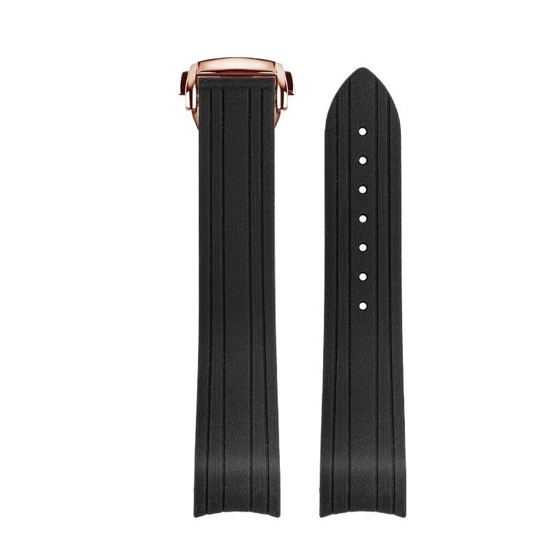 Bracelet montre caoutchouc incurvé pour Omega Seamaster 300