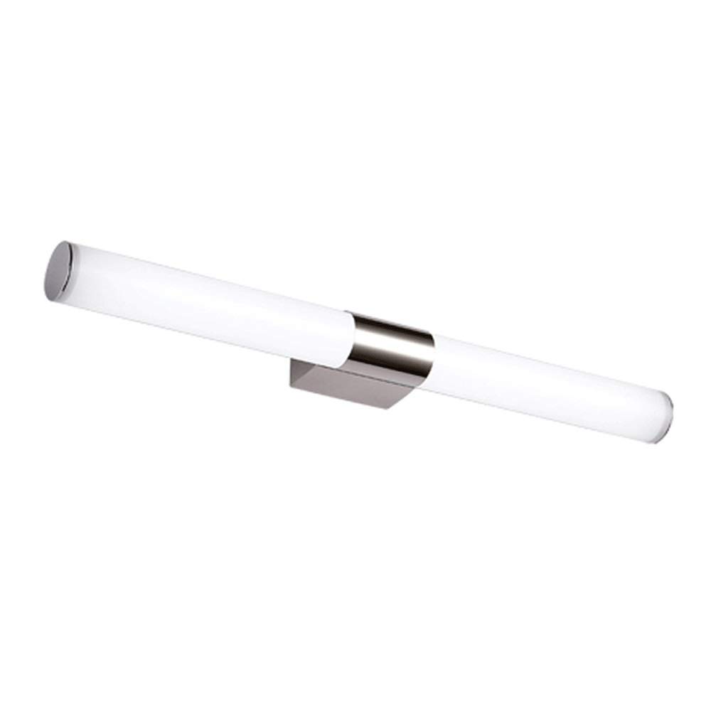 Luz espejo baño, luz espejo LED, maquillaje baño, iluminación frontal, faro espejo, lámpara pared bajo consumo, base acero inoxidable para gabinete con espejo, tocador pared