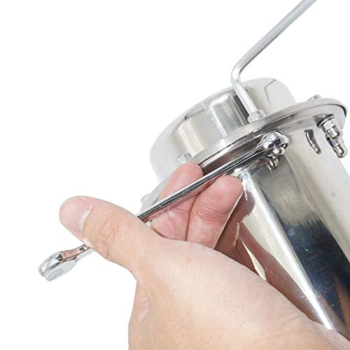 19.6 Inch Waterproof Stainless Steel Time Capsule Storage Box Lock Container For Future Gift #TOP6