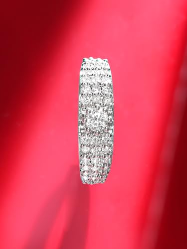 Image of Rubans Ring American Diamond Zirconia Trendy Jewellery Gift for Women & Girls