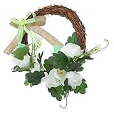 cabilock ornamenti pasquali ghirlanda appesa di pasqua decorazioni home decor fiori artificiali ornamento arredamento rifornimenti primaverili ghirlanda sospesa di pasqua