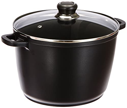 Karl Krüger 81195D Universaltopf Delta mit Glasdeckel, Schwarz, 24cm, 6.1L