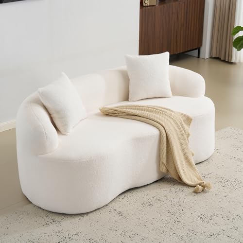 67”Curved Loveseat Sofa for Living Room, Deep Seat Love Seat