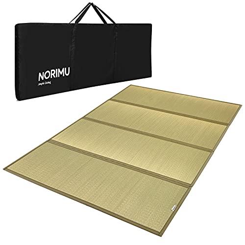 Japanese Tatami Mat Queen Size with Storage Bag - Tatami Mattress - Futon Mattress - Japanese Bed - Japanese Sleeping Mats